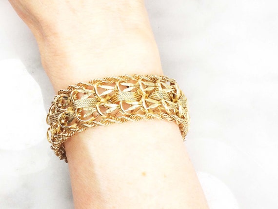 Vintage 14k gold charm bracelet | dkfarnum