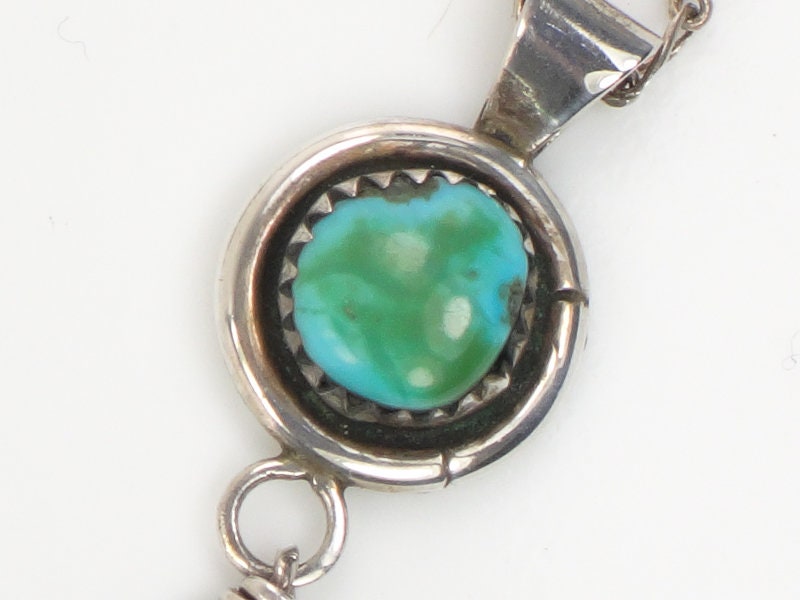 Vintage Gary Reeves Navajo Large Sterling Silver Turquoise Feather