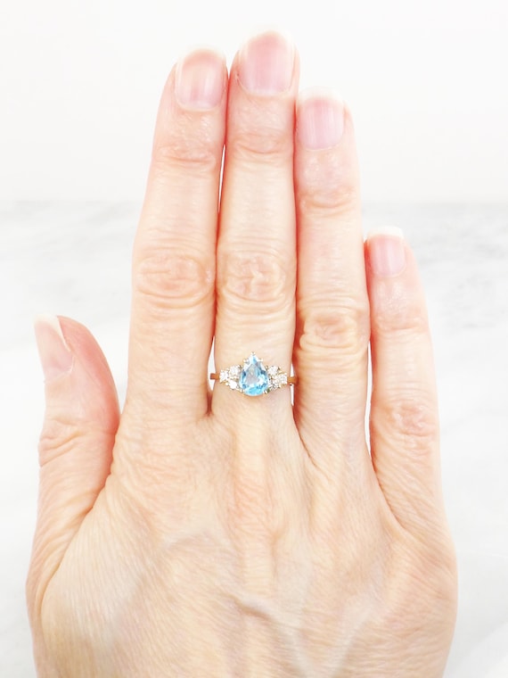 Vintage december birthstone rings discount