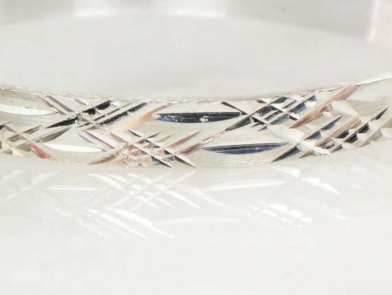 【まとめ／CHTY】FLAT BANGLE by Silver 925 Solid Flat Plain Design 925 Sterling Silver Shiny Bright