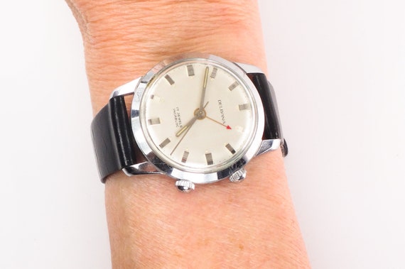 Vintage Delbana Stainless Steel Watch with Round … - image 10