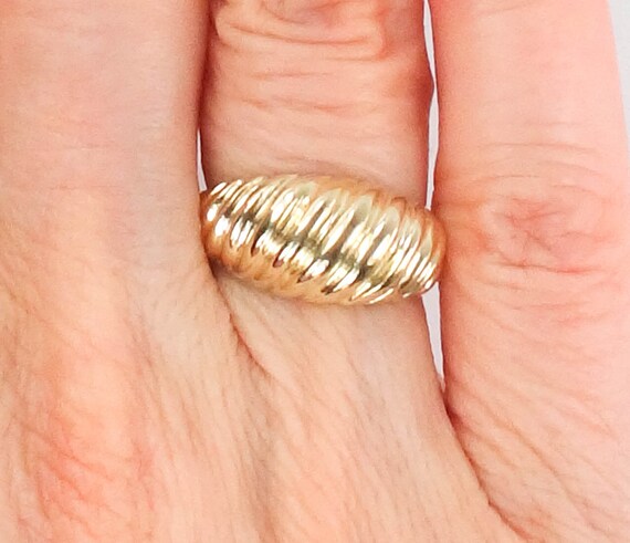 14k gold shrimp ring discount