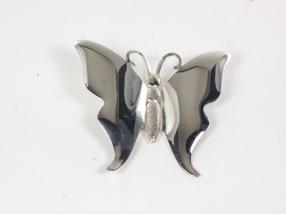 Vintage International Silver Large Butterfly Conv… - image 1