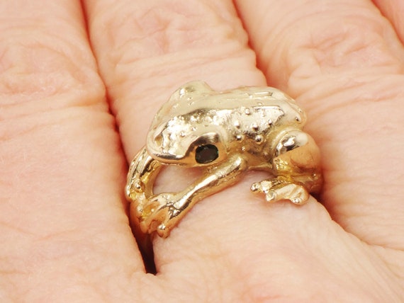 etsy frog ring