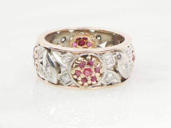 Vintage Wedding Band Vintage Floral Wedding Band 1