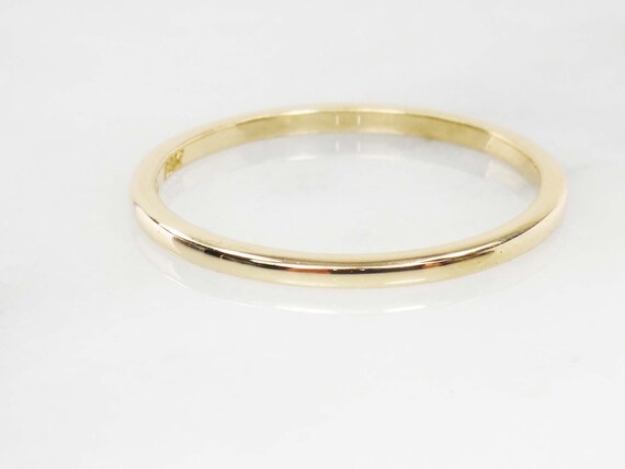 Vintage 18k Yellow Gold Wedding Ring Vintage Gold Band Thin | Etsy