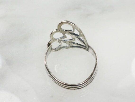 Vintage Beau Sterling Silver Ring  Silver Adjusta… - image 6