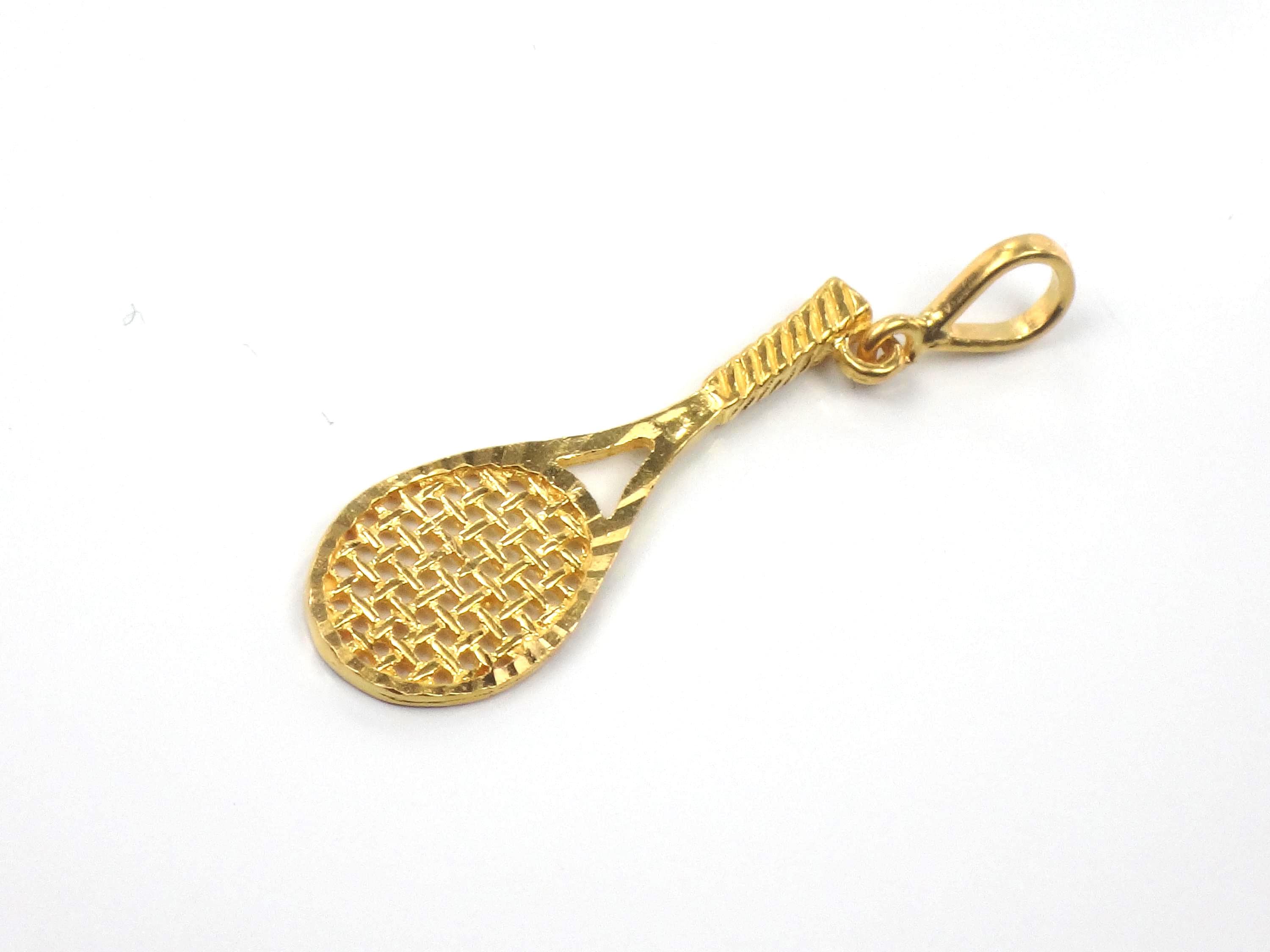 Vintage Tennis Racket Initial - Etsy