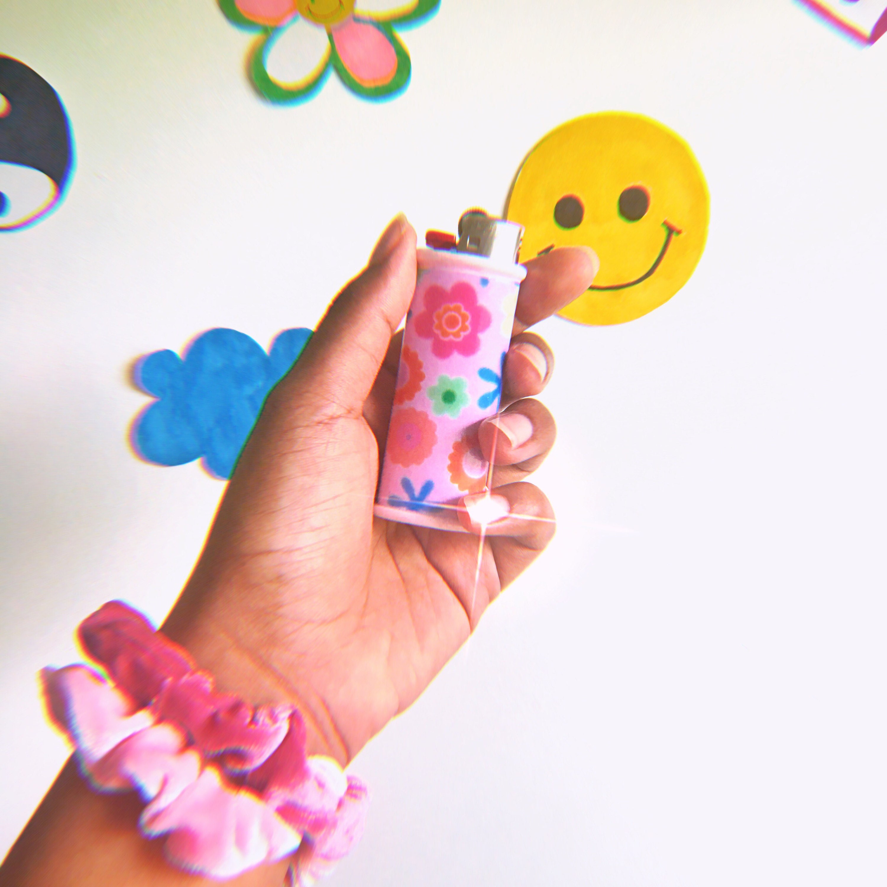 Lighters Lighter Sleeve Flower Lighter Lighter Case Lighter for stoners