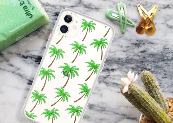 Palm Tree Iphone 12 Case Iphone 11 Case Aesthetic Iphone Etsy