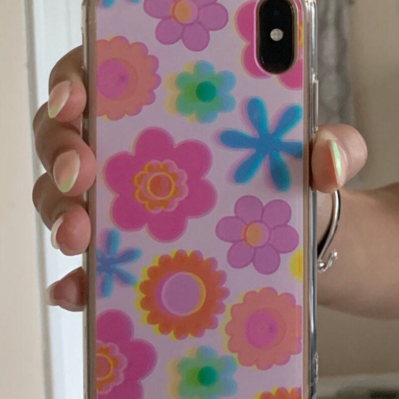 Aesthetic Flower Phone Case for Iphone 13 Iphone 12 11 Pro Etsy