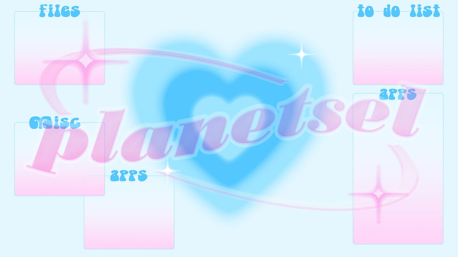 HEART Aesthetic Wallpaper Y2K Trendy Desktop Wallpaper - Etsy