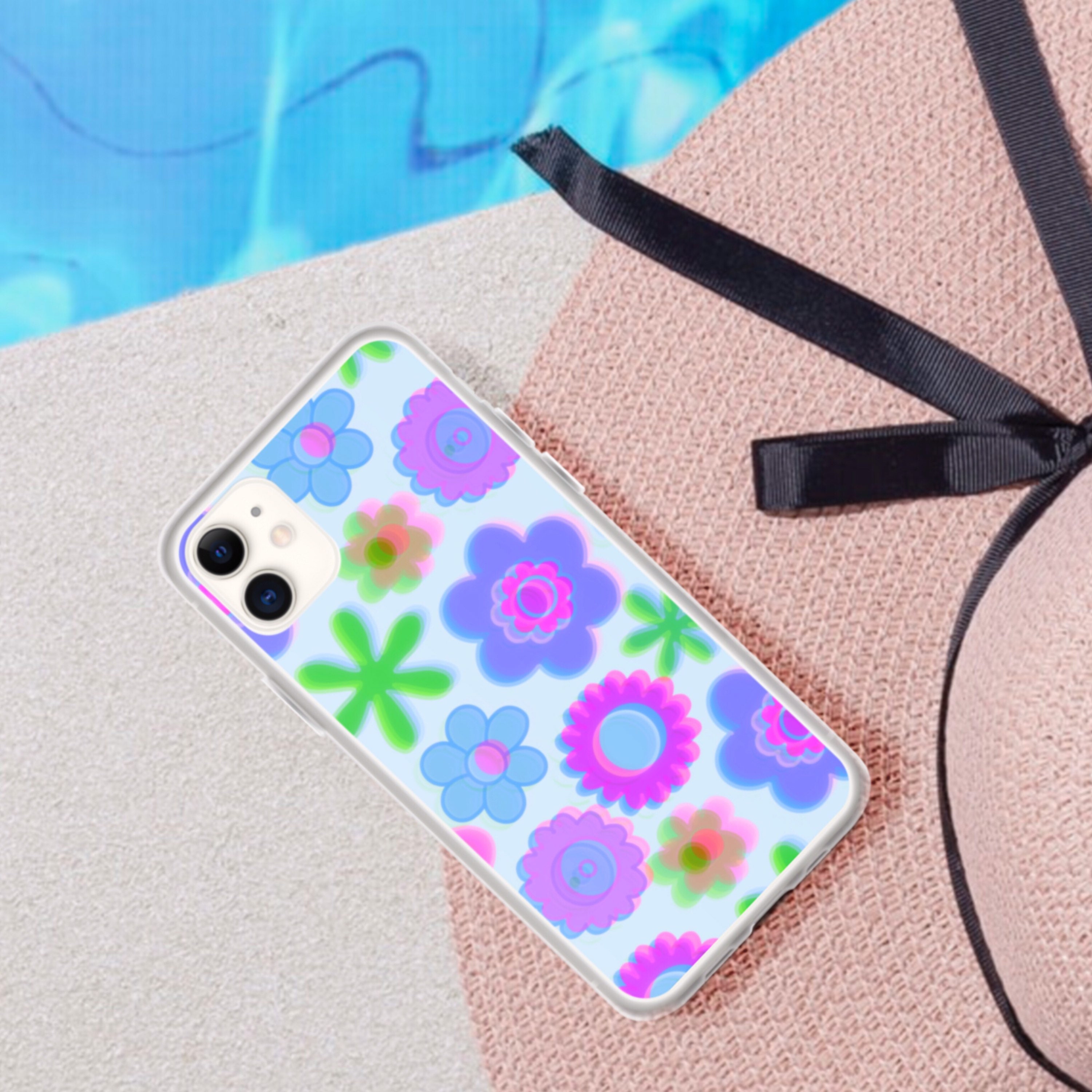 Purple Trippy Flower Iphone 12 Case Iphone 11 Case Aesthetic Hippie Iphone Xs Max Samsung Iphone 8 Plus Iphone 11 Pro Max
