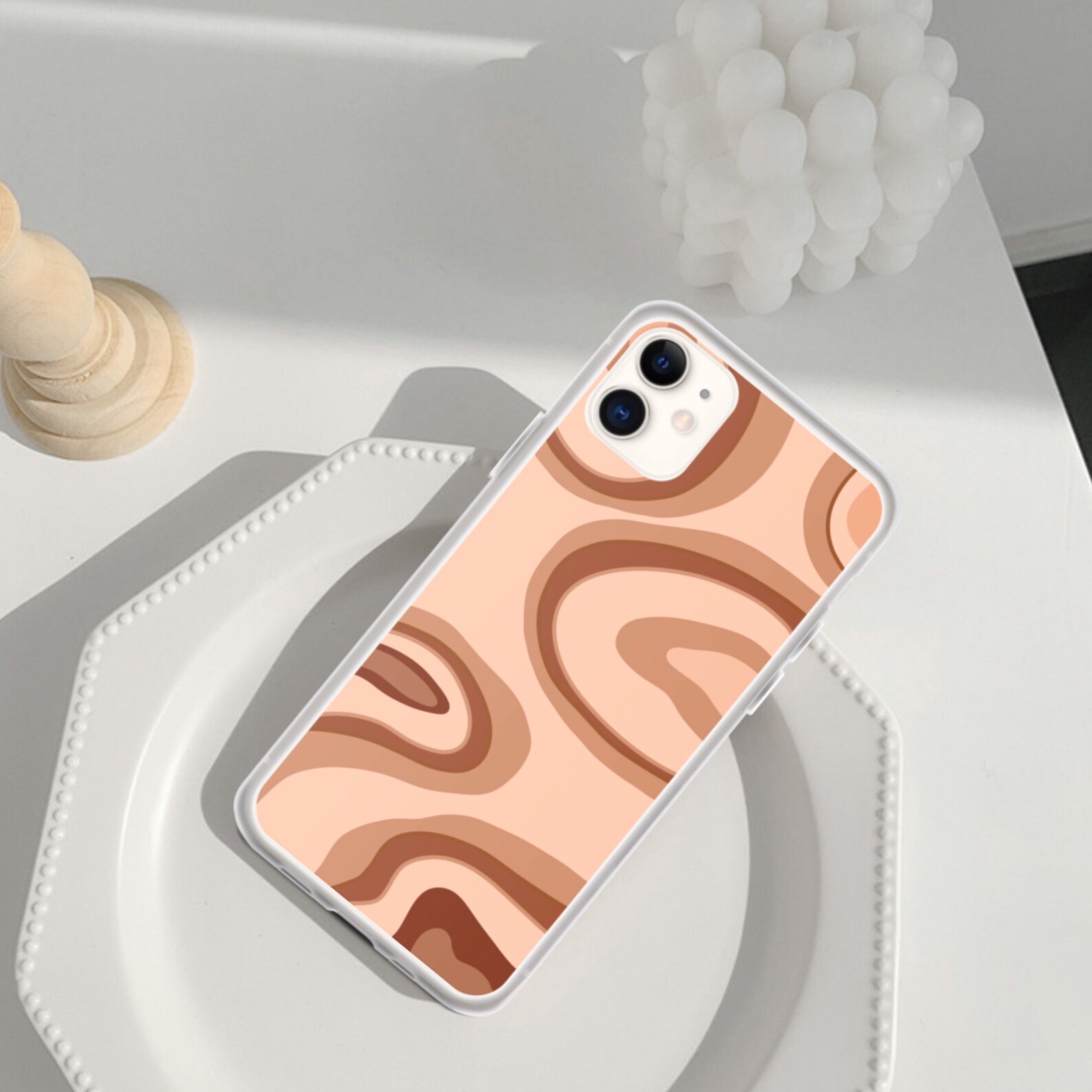 Mocha Latte Brown Phone Case For iPhone 12 Mini 11 Pro Max XR Etsy