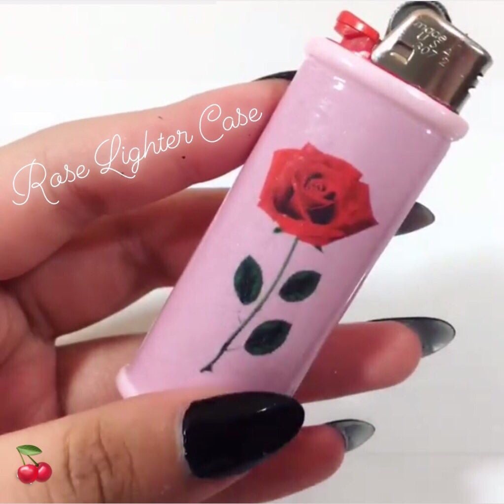 Rose Lighter Case Aesthetic Lighter Cover Y2K Lighter Etsy