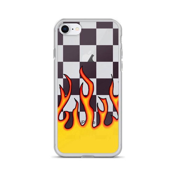 checkered flames