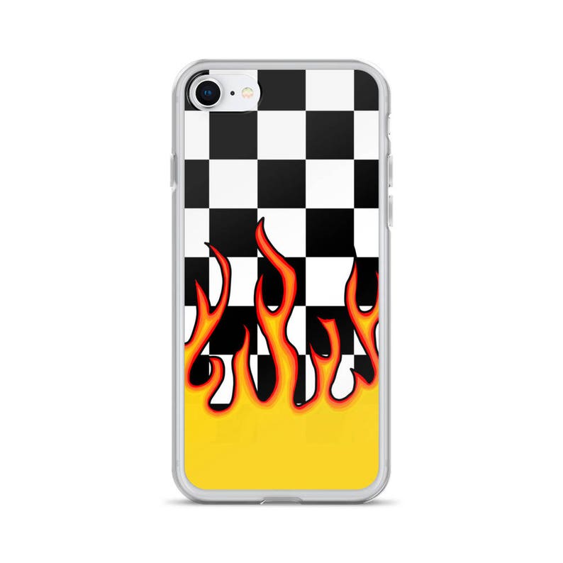 Checkerboard Black White Flame Iphone Xr Case Fire Iphone X Iphone Xs Max Samsung Galaxy S9s10 Iphone 8 Plus Iphone 7 Plus Iphone 6