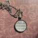 Aristos Achaion pendant necklace made from Song of Achilles book pages 