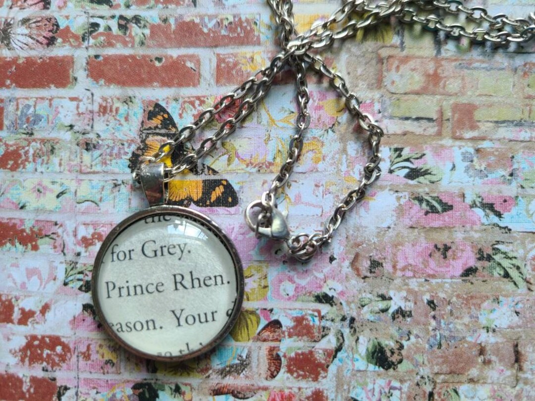 Prince Rhen Prince Rhen Pendant Necklace Made With A Curse so Dark and Lonely Book ...