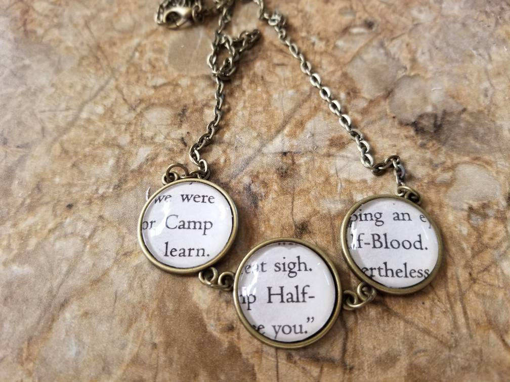 Nectar Of The Gods Potion Bottle Necklace For Fan Of Percy Jackson Books Gift