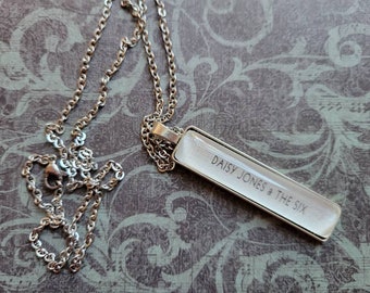 Rectangle Pendant Necklace Made With 