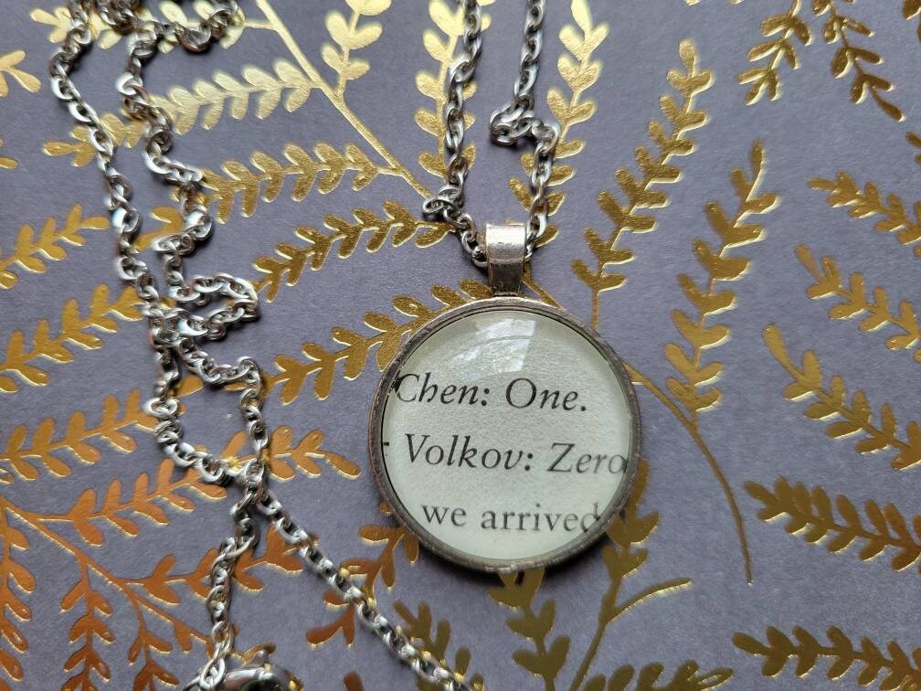 Chen One Volkov Zero Pendant Necklace Made With Twisted Love Book