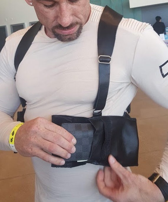 Yaoliucp Schulterholster PU Leder - Verstellbar Für Cosplay & Verdecktes Tragen