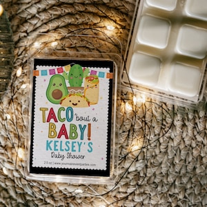Fiesta Taco Bout A Baby Shower Favors, Custom Wax Melts