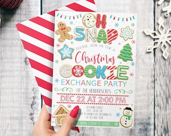 Christmas Cookie Exchange Party Invitation
