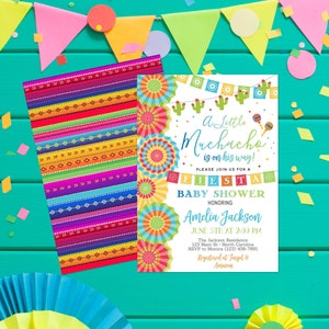 Fiesta Baby Shower Invitation, Taco Theme