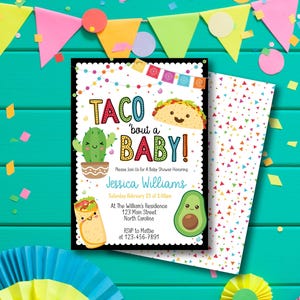 Fiesta Taco Bout A Baby Shower Invitation
