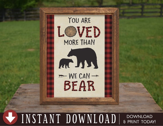 lumberjack baby room decor