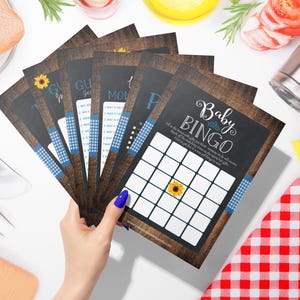 Baby BBQ Baby Shower Games Bundle, BabyQ Bingo, Price Is Right, Who Knows Momma, Find The Guest