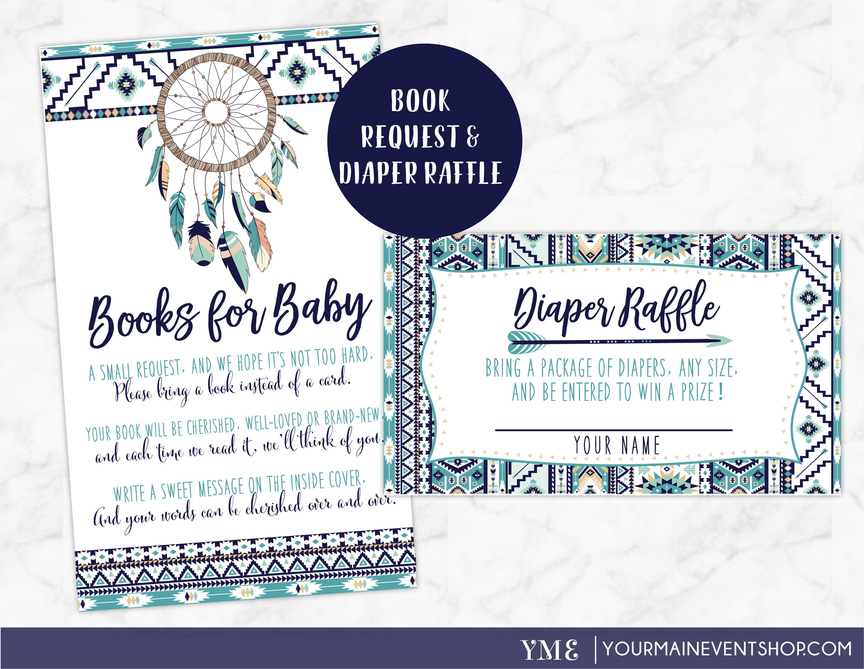Tribal Boy Baby Shower Invitation Boho Arrows and | Etsy