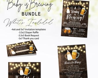A Baby Is Brewing Baby Shower Invitation