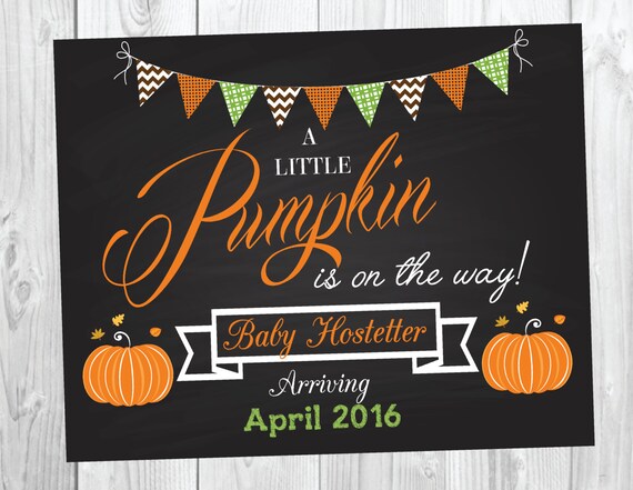 Pumpkin Pregnancy Announcement Sign - Photo Prop - Big Brother Big Sister - Fall - Pumpkin - Halloween Announcement Il_570xn
