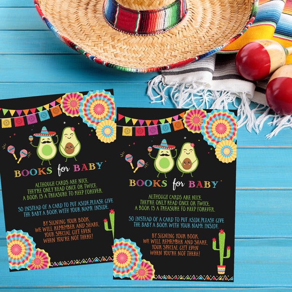 Fiesta Baby Shower Book Request Card Card, Books For Baby Taco Bout A Baby Mexican Baby Shower Raffle Instant Download