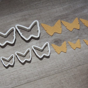 Butterfly Cutter ( polymer clay cutter, butterfly clay cutter, earrings cutter, jewellery tool, 3d cutter, 3d printed cutter )