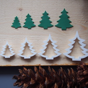 Christmas tree cutter ( polymer clay cutter, Christmas cutter, jewellery tool, earrings cutter, festive season, Christmas jewellery )