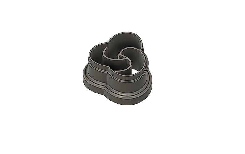 Embossed Knot Clay Cutter STL File: 3D Print Jewelry (Digital Download) image 7