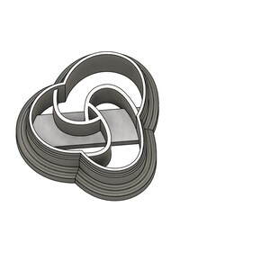 Embossed Knot Clay Cutter STL File: 3D Print Jewelry (Digital Download) image 5