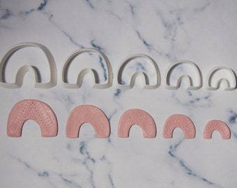 Organic Arch Cutter ( U-shape cutter, arch cutter, modern cutter, earrings cutter, clay cutter, polymer clay cutter, jewellery tool )