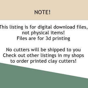 Embossed Knot Clay Cutter STL File: 3D Print Jewelry (Digital Download) image 8
