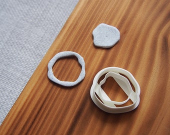 Organic Circle Outline Cutter: 3D Printed Polymer Clay Tool