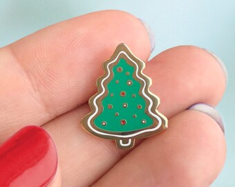 Nice Stocking Stuffer Mini Pins - Christmas - Holiday - Sugar Cookie - Christmas Tree - Santa - Hard Enamel - Board Filler - Cute
