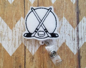 Hockey badge reel, nurses badge reel, medical badge reel, hospital badge reel, sports badge reel, ID badge reel, retractable badge reel