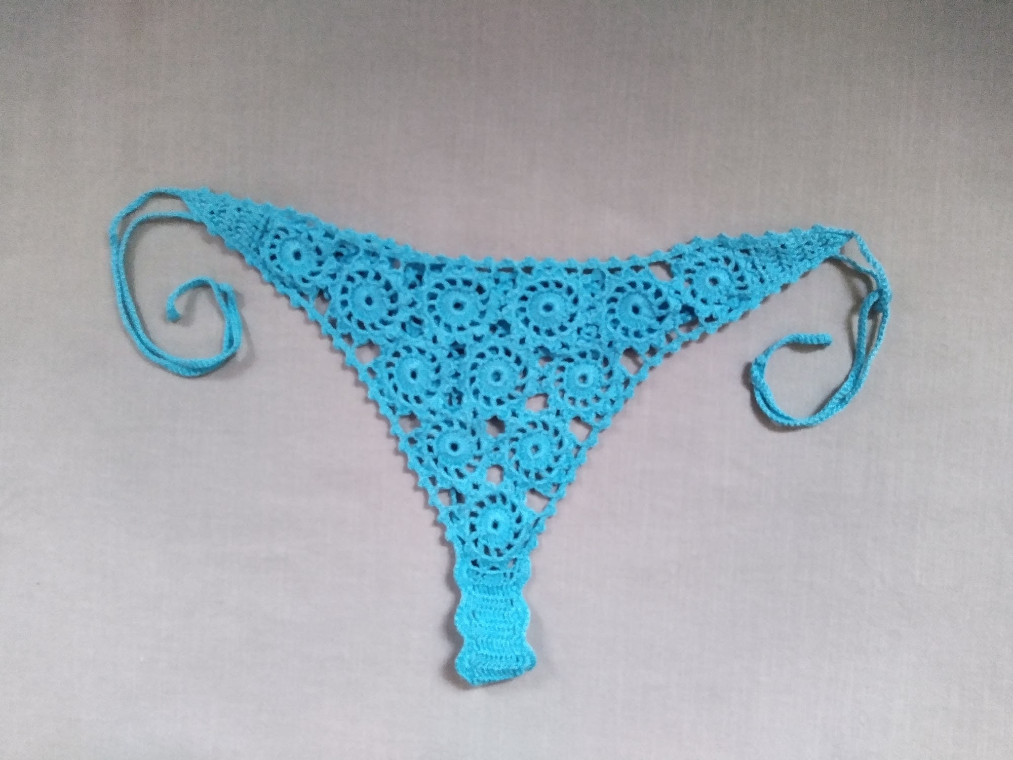 Knitted bikini crochet bikini bikini micro lingerie Etsy