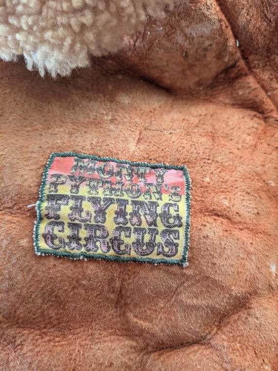 Sheepskin Jacket. L. Vintage. Monty Python Flying… - image 2