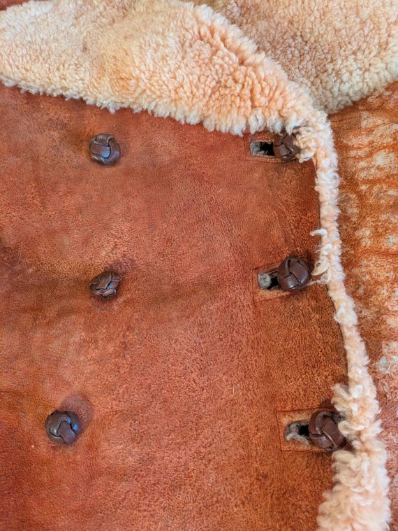 Sheepskin Jacket. L. Vintage. Monty Python Flying… - image 5