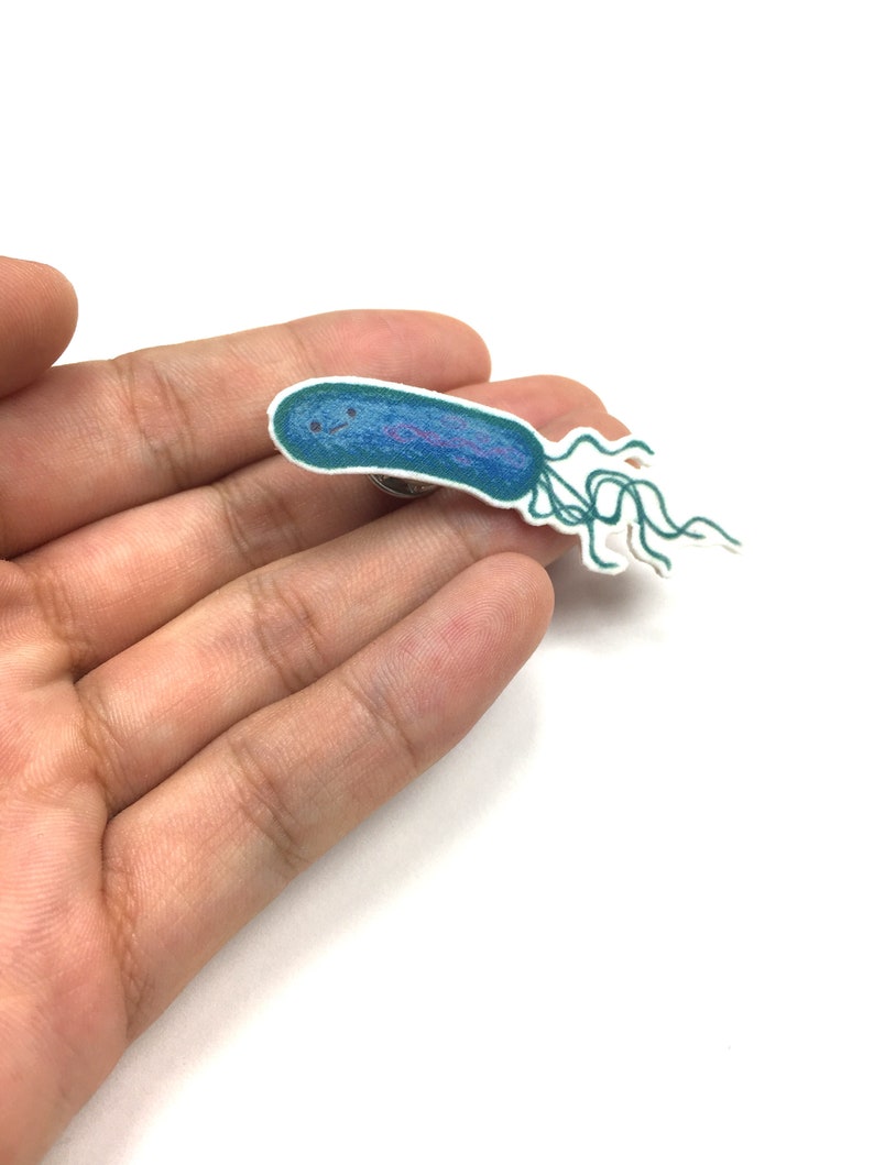 MADE-TO-ORDER Set of Unamused Bacteria Pins Lapel Pin or Button or Brooch